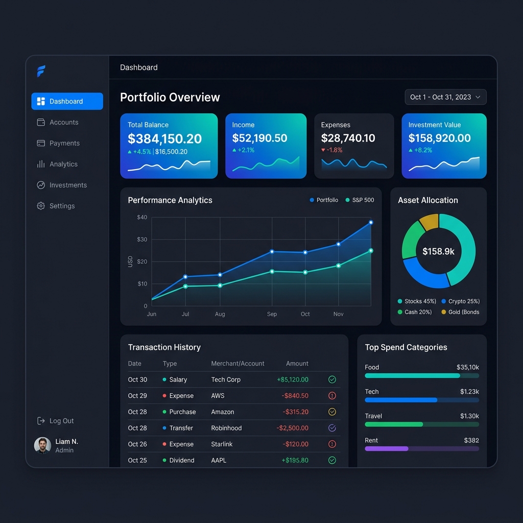 FinTrack Dashboard