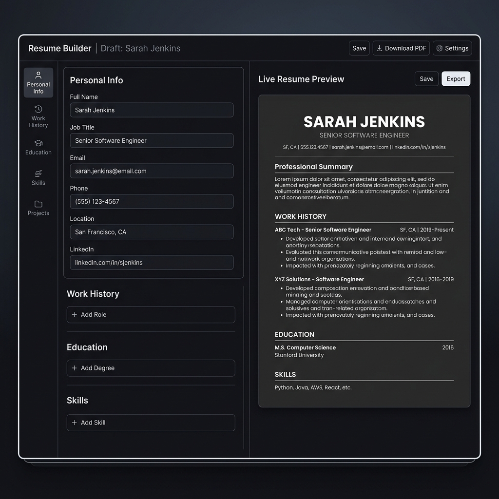Resume Builder